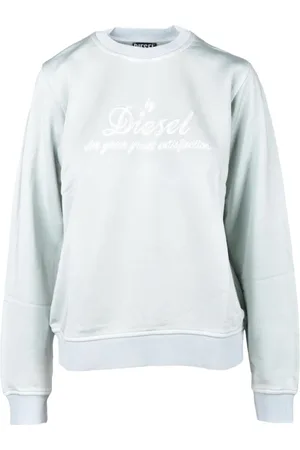 Diesel Sweathshirts & Hoodies, Dame, Grøn, XS, Bomuld, Sweatshirts Hoodies