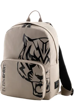 Philipp Plein Taske, Herre, , ONE SIZE, Nylon, Moderne Nylon Rygsæk i Brun