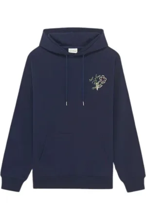 Drôle de Monsieur Sweathshirts & Hoodies, Herre, Blå, XL, Bomuld, Bomuld Sweatshirts & Hoodies