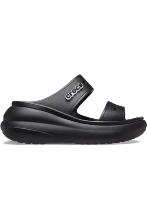 Crocs Sko, Dame, Sort, 39 EU, Klassisk Crush Sandal i Sort
