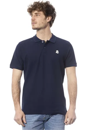 Invicta Top, Herre, Blå, M, Bomuld, Herre Piquet Logo T-shirt