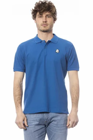 Invicta Top, Herre, Blå, M, Bomuld, Herre Piquet Logo T-shirt