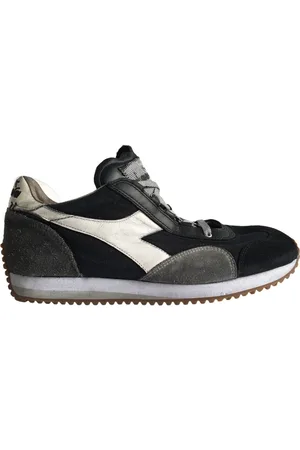 Diadora Sko, Herre, Sort, 41 EU, Uld, Stone Washed Sneakers Unisex Heritage Model
