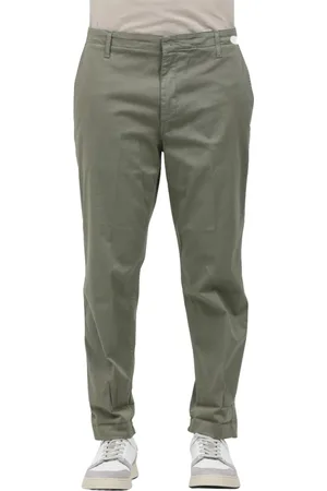 Dondup Bukser, Herre, Grøn, W34, Zyan Carrot Gabardine Combat Bukser