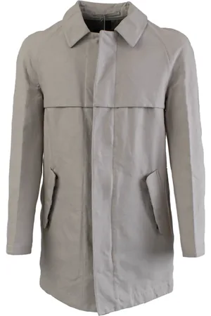Aquascutum Frakke, Herre, Grå, XL, Bomuld, London Grå Jakke Mænd