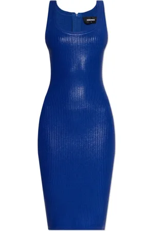 Dsquared2 Kjole, Dame, Blå, 2XS, Ærmeløs kjole