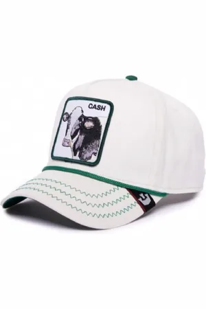 Goorin Bros. Tilbehør, Dame, Hvid, ONE SIZE, Animal Farm Trucker Cap Hvid Unisex