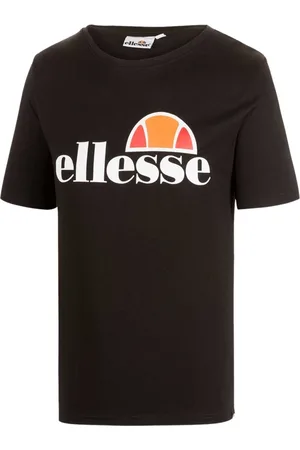 Ellesse Top, Herre, Sort, XL, Bomuld, Sort Udvidet Logo T-shirt Mænd