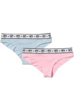 Chiara Ferragni Undertøj, Dame, Flerfarvet, M, Elastisk Logo Bånd Kvinders Slip Pakke