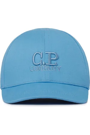 C.P. Company Tilbehør, Herre, Blå, M, Bomuld, Børn Lyseblå Kasket med Logo