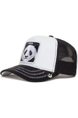 Goorin Bros. Tilbehør, Dame, Hvid, ONE SIZE, Bomuld, Animal Farm Trucker Cap Hvid Unisex