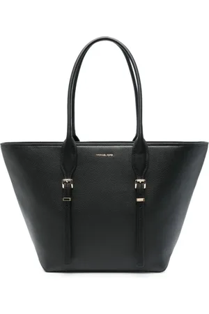 Michael Kors Taske, Dame, Sort, ONE SIZE, Læder, Sort Spænde Tote Taske