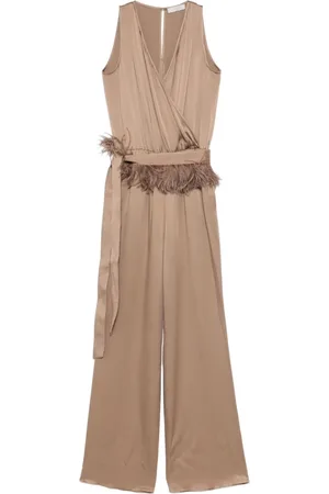 ANTONELLI Jumpsuits & Playsuits, Dame, Brun, XS, Brun Elegante Bukser