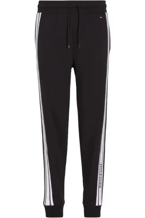 Tommy Hilfiger Bukser, Herre, Sort, L, Uld, Stilfuldt Undertøj Kollektion