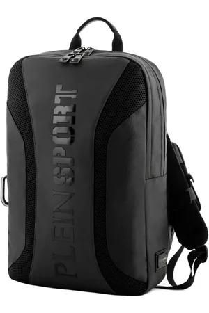 Philipp Plein Taske, Dame, Sort, ONE SIZE, Uld, Superhelt Sort Rygsæk med Smartphone Holder