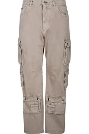 Dolce & Gabbana Jeans, Herre, , S, Bomuld, Cargo Bukser Wide Leg