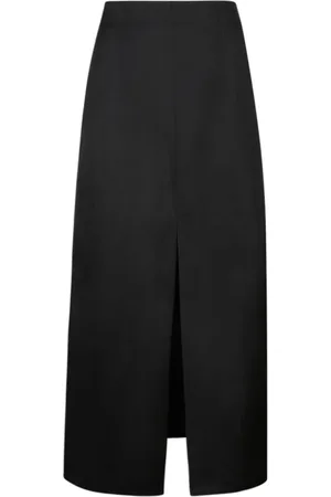 Golden Goose Nederdel, Dame, Sort, S, Sort Midi Nederdel Culotte Stil