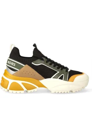 Michael Kors Sko, Herre, Flerfarvet, 40 EU, Sorte Sneakers Lucas Trainer Mand