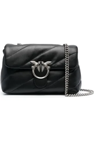 Pinko Taske, Dame, Sort, ONE SIZE, Uld, Klassiske Love Puff Sorte Tasker