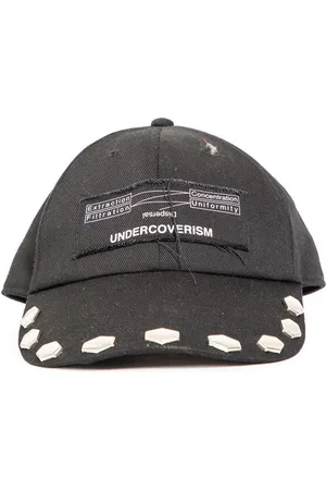UNDERCOVER Tilbehør, Herre, Sort, ONE SIZE, Sort Kasket med Metalnitter