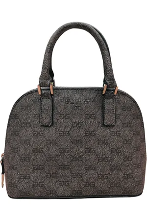 GAËLLE Taske, Dame, Sort, ONE SIZE, Læder, Sort Eco Læder Crossbody Taske med Metal Logo
