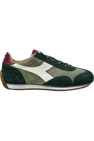 Diadora Sko, Dame, Grøn, 45 EU, Suede, Grøn Suede Heritage Sneakers