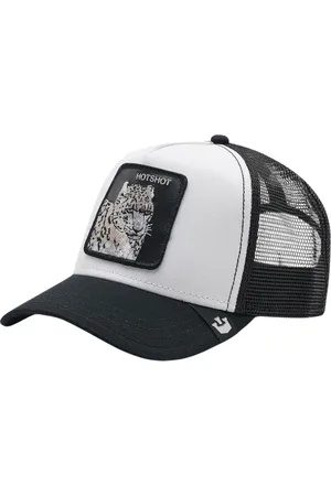 Goorin Bros. Tilbehør, Dame, Hvid, ONE SIZE, Bomuld, Animal Farm Trucker Cap Hvid Unisex
