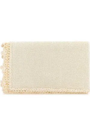 J.W.Anderson Taske, Dame, , ONE SIZE, Hæklet Elfenben Clutch Håndtaske