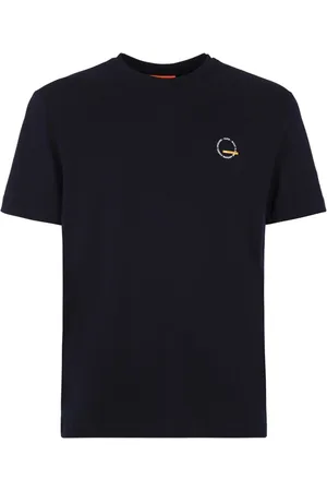 sunseeker Top, Herre, Blå, M, Bomuld, Blå Bomuld T-shirt med Frontprint