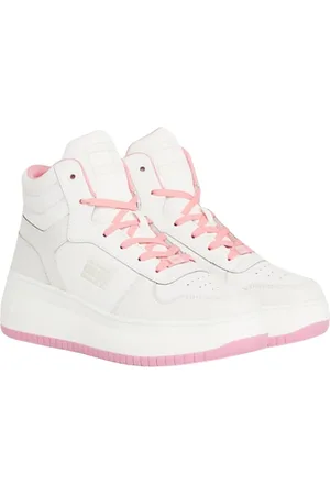 Tommy Hilfiger Sko, Dame, Hvid, 37 EU, Afslappede Sneakers til Mænd og Kvinder