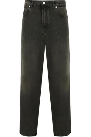OUR LEGACY Jeans, Herre, Brun, W30, Bomuld, Sort Vast Cut Jeans med Logo Patch
