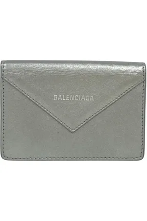 Balenciaga Pre-owned, unisex, Grå, ONE SIZE, Tyl, Pre-owned Laeder punge