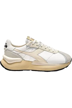Diadora Sko, Dame, Flerfarvet, 36 EU, Bomuld, Vintage Stil Sneaker Hvid Unisex