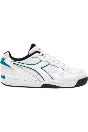 Diadora Sko, Herre, Hvid, 46 EU, Læder, Hvid Læder Tennissko Vinder