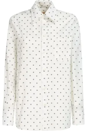 Marni Bluser & Skjorter, Dame, Hvid, XS, Uld, Stilfulde Kvinders Skjortesamling