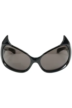 Balenciaga Pre-owned, Herre, Sort, ONE SIZE, Nylon, Pre-owned Acetat solbriller