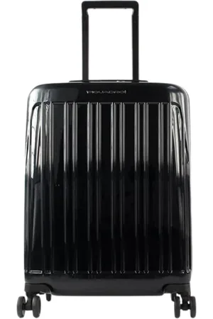 Piquadro Kuffert, Dame, Sort, ONE SIZE, Ultra Slim Sort Unisex Kabin Trolley