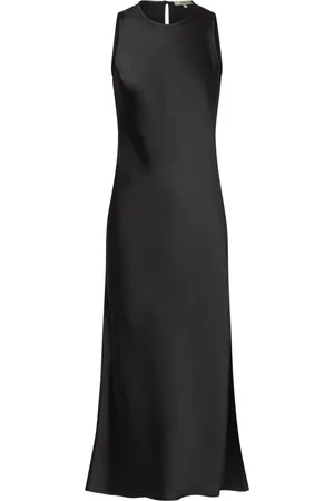 HERNO Kjole, Dame, Sort, S, Satin, Satin Effekt Resort Kjole