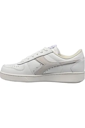 Diadora Sko, Herre, Hvid, 38 EU, Læder, Hvide Læder Lave Top Sneakers