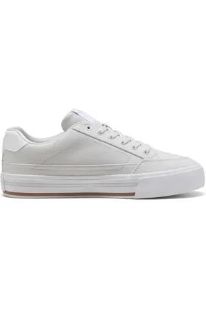 PUMA Sko, Dame, Grå, 38 EU, Uld, Grå Court Sneakers til Kvinder