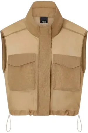 Pinko Jakke, Dame, Brun, XS, Yderstof: 100%Pa