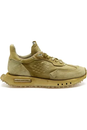 BE POSITIVE Sko, Dame, Grøn, 37 EU, Læder, Khaki Tinto Capo Sneakers Space Race