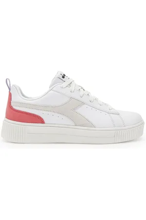 Diadora Sko, Dame, Hvid, 39 EU, Læder, Amber Sneakers Hvid Læder
