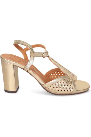 Chie Mihara Sko, Dame, Gul, 39 EU, Metallic Sandaler til Kvinder