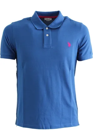 U.S. Polo Assn. Top, Herre, Blå, S, Bomuld, Casual Logo Sport Polo Skjorte Blå