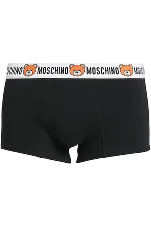 Moschino Undertøj, Herre, Sort, XL, Bomuld, Bjørnemønster Boxersæt Sort Bomuld