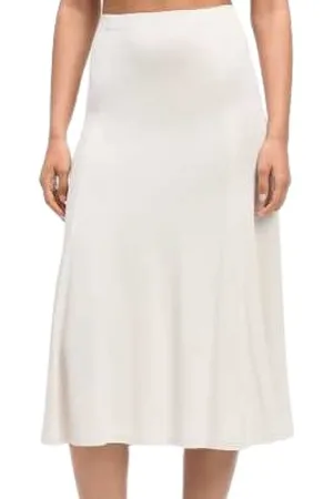 Calvin Klein Nederdel, Dame, Hvid, M, Uld, Stilfulde Nederdele Kollektion