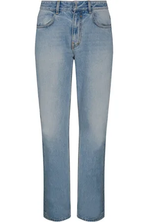 Givenchy Jeans, Herre, Blå, W32, Bomuld, Blå Bomuld Fem Lommer Jeans