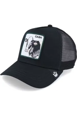 Goorin Bros. Tilbehør, Herre, Sort, ONE SIZE, Bomuld, Animal Farm Trucker Cap Sort Unisex