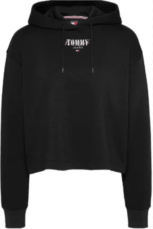 Tommy Hilfiger Sweathshirts & Hoodies, Dame, Sort, L, Uld, Stilfulde Sweaters Kollektion